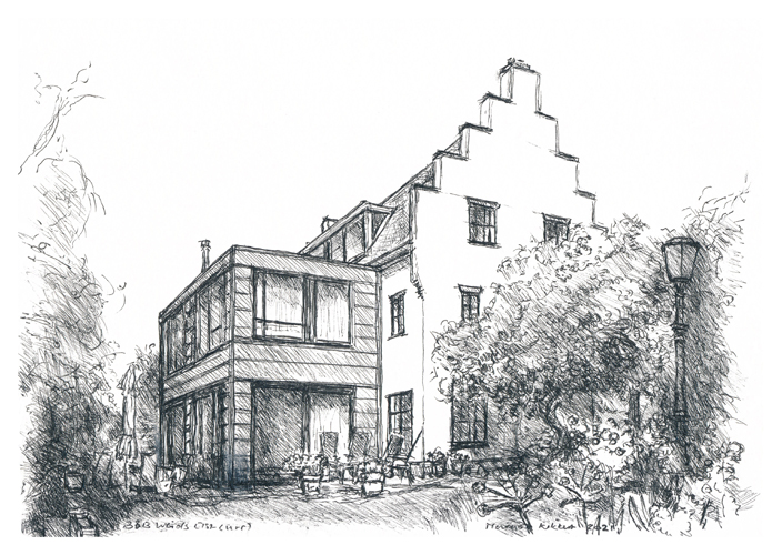 Pentekening B&B Weids - Margot Kikkert